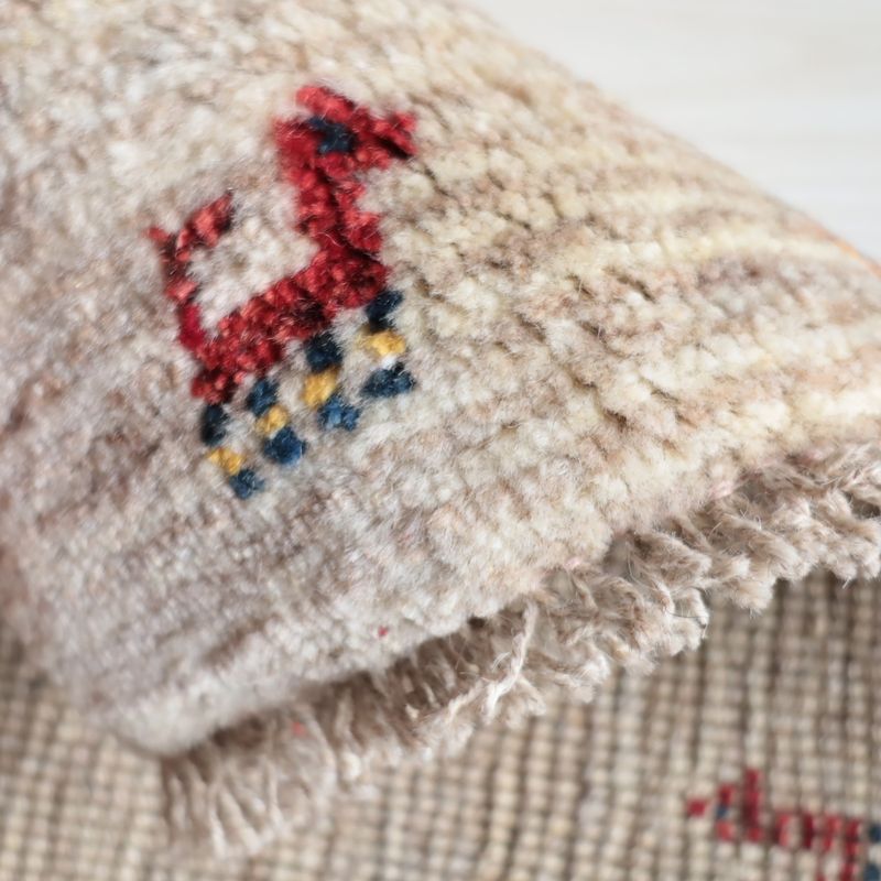 ギャッベ（ギャベ）ラティーフ　41×39cm（BP-13048）