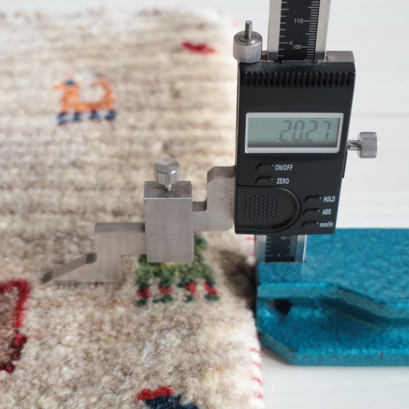 ギャッベ（ギャベ）ラティーフ　41×39cm（BP-13048）