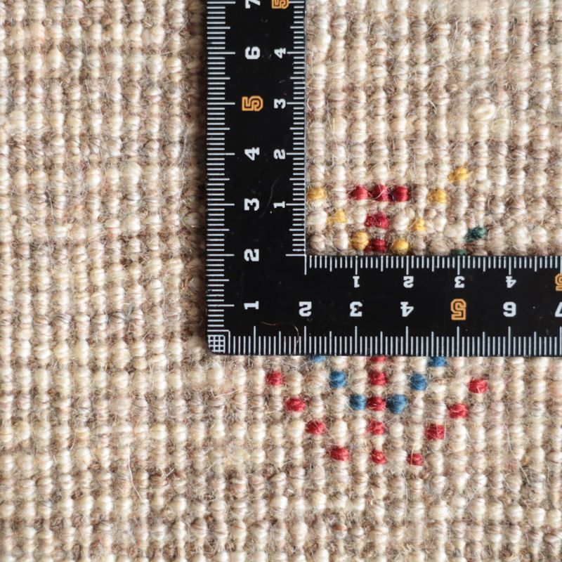 ギャッベ（ギャベ）ラティーフ　41×39cm（BP-13048）