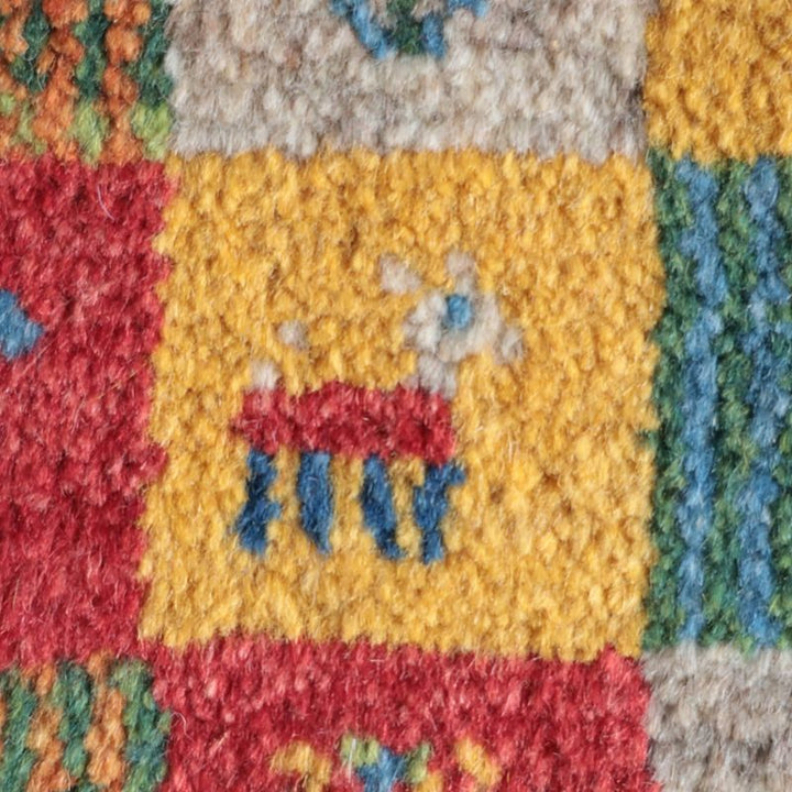 ギャッベ（ギャベ）ラティーフ　38×39cm（BP-13049）