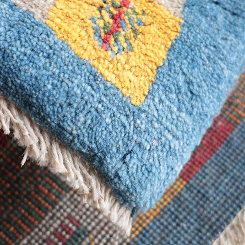 ギャッベ（ギャベ）ラティーフ　38×39cm（BP-13049）