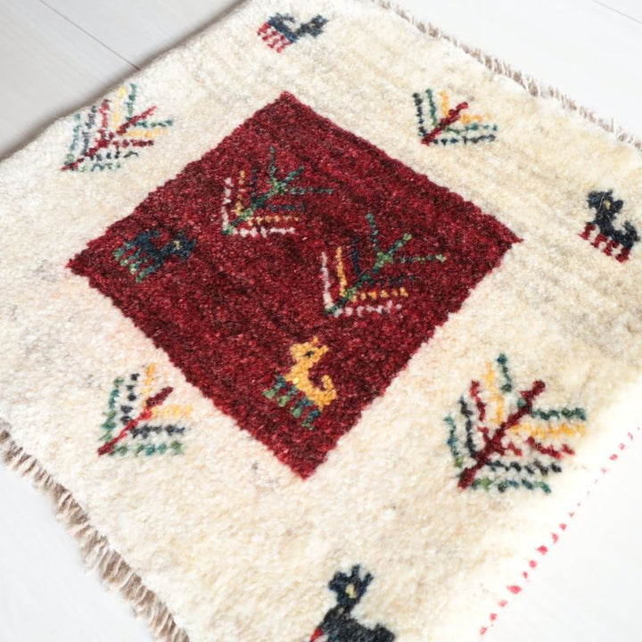 ギャッベ（ギャベ）ラティーフ　40×41cm（BP-13050）