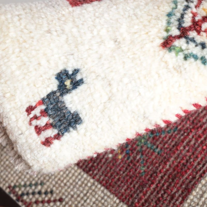 ギャッベ（ギャベ）ラティーフ　40×41cm（BP-13050）