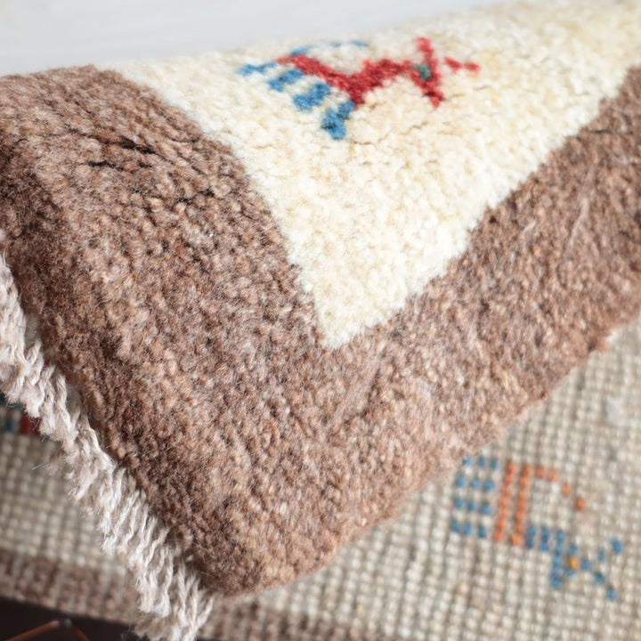 ギャッベ（ギャベ）ラティーフ　42×40cm（BP-13053）