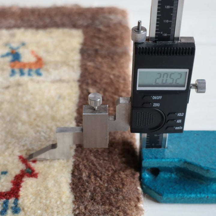 ギャッベ（ギャベ）ラティーフ　42×40cm（BP-13053）