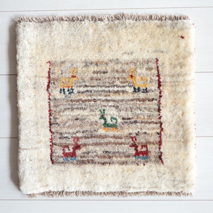 ギャッベ（ギャベ）ラティーフ　40×41cm（BP-13054）