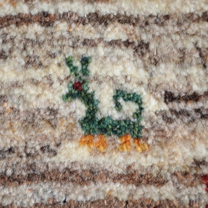 ギャッベ（ギャベ）ラティーフ　40×41cm（BP-13054）