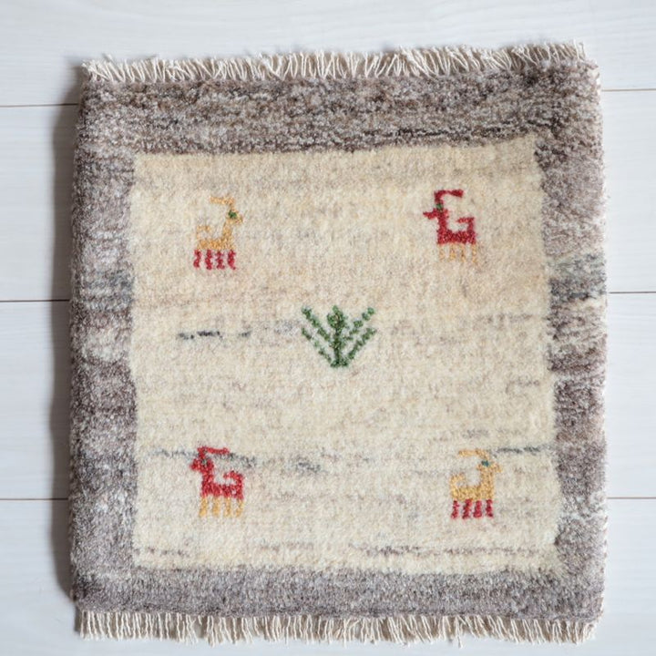 ギャッベ（ギャベ）ラティーフ　40×40cm（BP-13056）