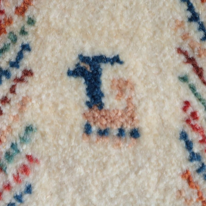 ギャッベ（ギャベ）ラティーフ　42×39cm（BP-13058）