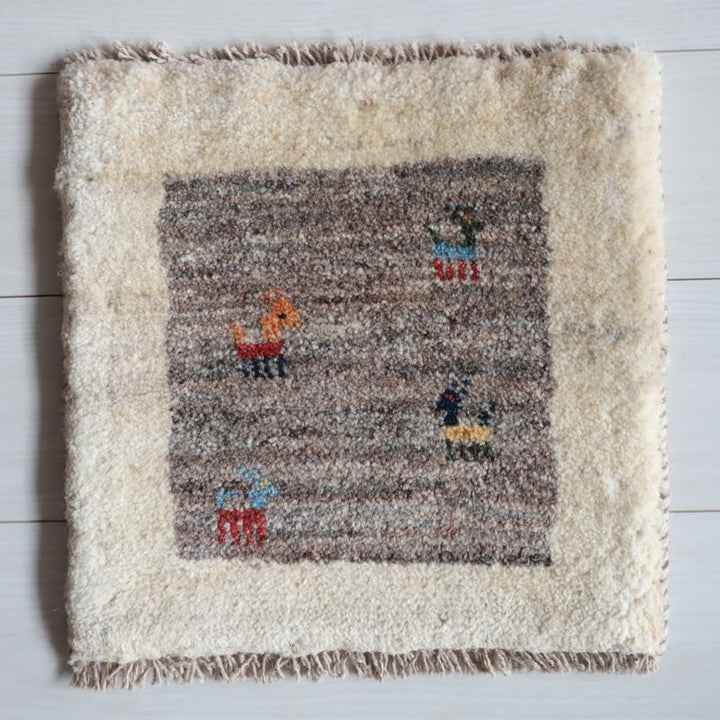 ギャッベ（ギャベ）ラティーフ　39×39cm（BP-13059）