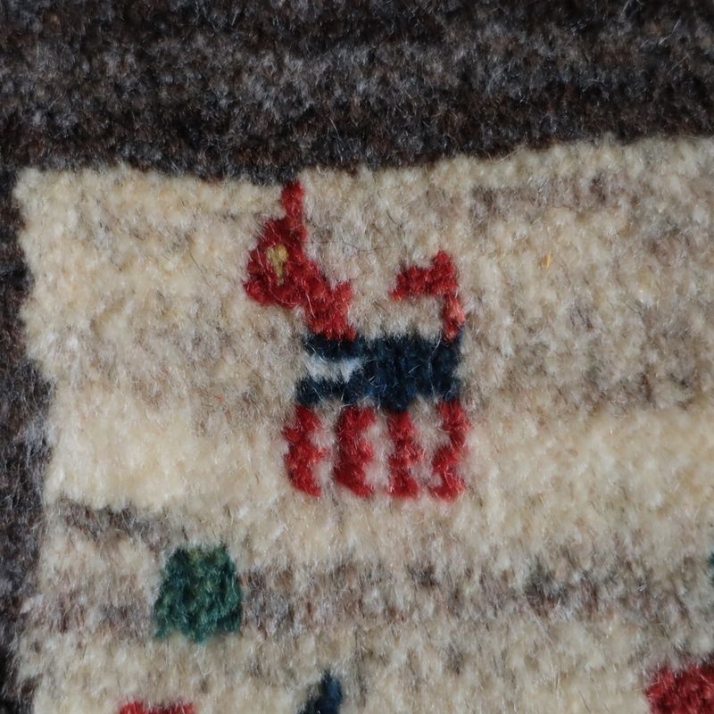 ギャッベ（ギャベ）ラティーフ　38×40cm（BP-13060）