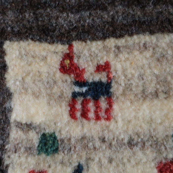 ギャッベ（ギャベ）ラティーフ　38×40cm（BP-13060）