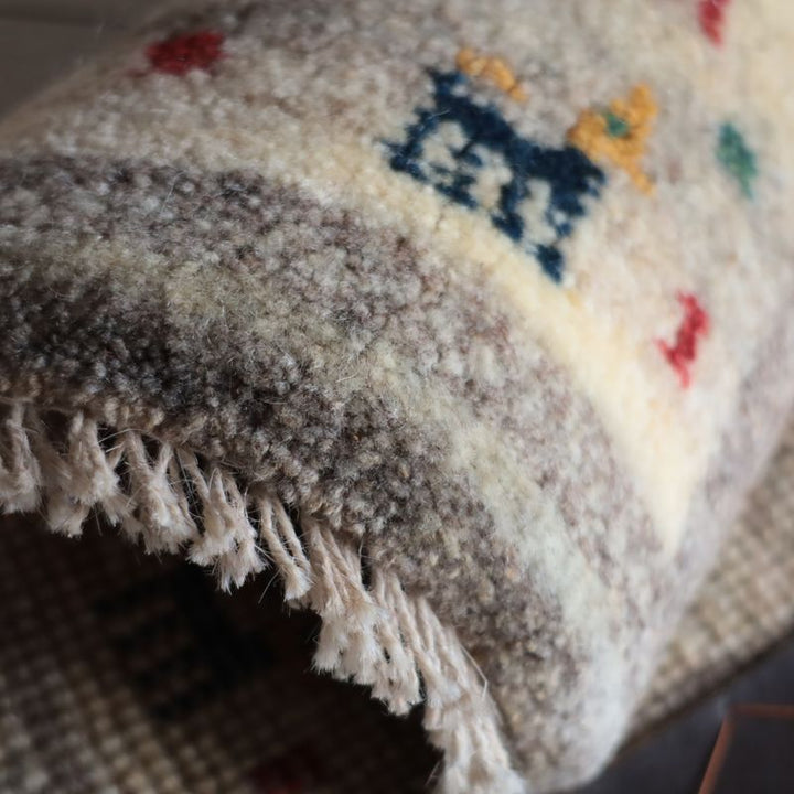 ギャッベ（ギャベ）ラティーフ　38×40cm（BP-13060）