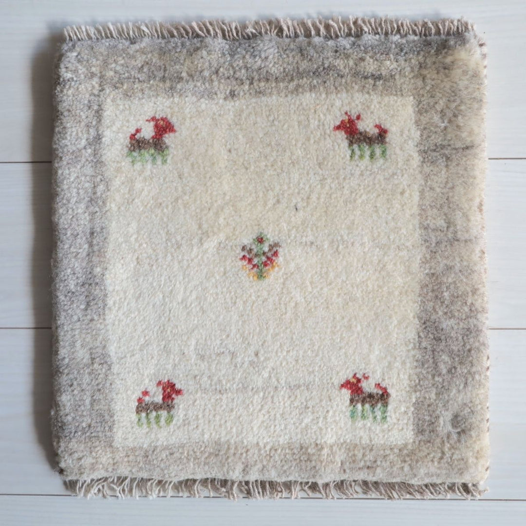 ギャッベ（ギャベ）ラティーフ　39×39cm（BP-13064）