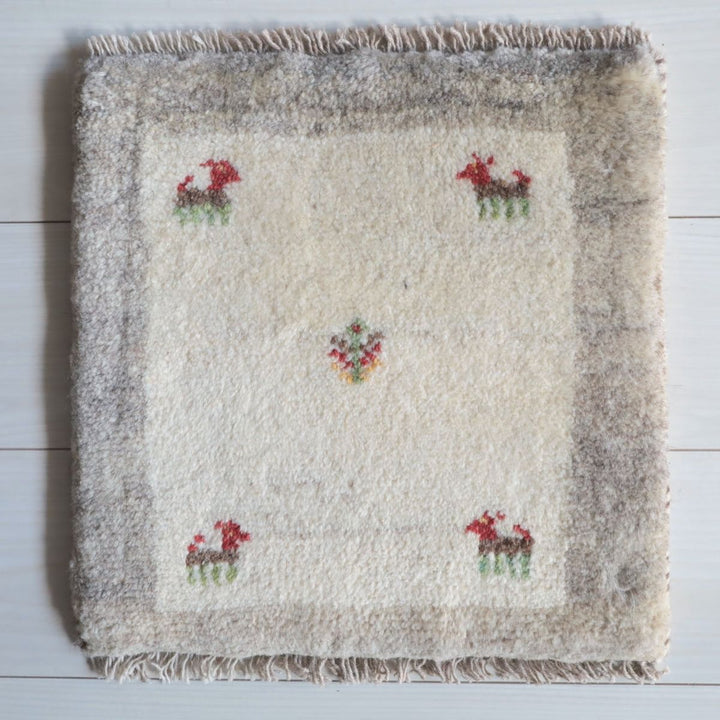 ギャッベ（ギャベ）ラティーフ　39×39cm（BP-13064）