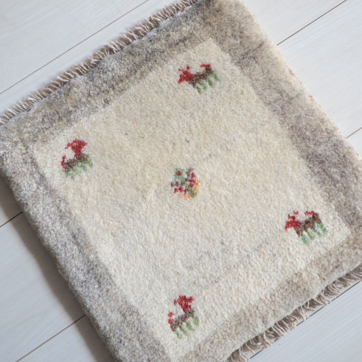 ギャッベ（ギャベ）ラティーフ　39×39cm（BP-13064）