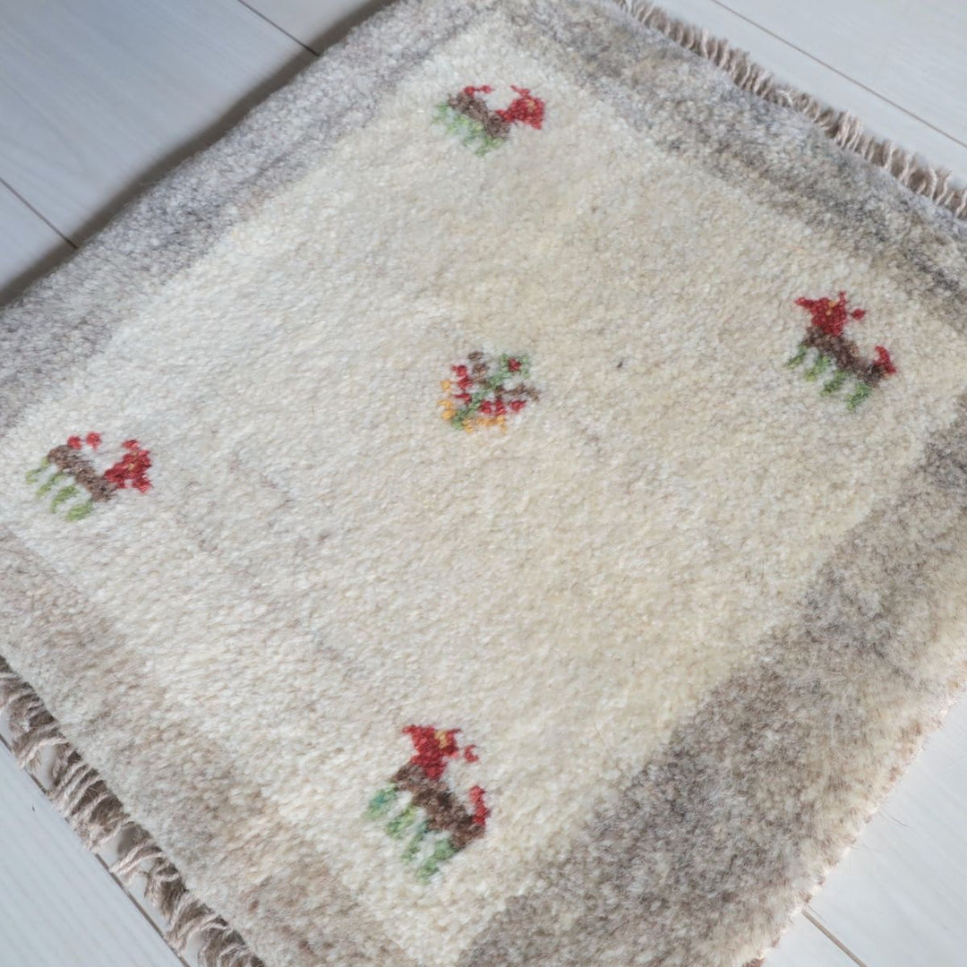 ギャッベ（ギャベ）ラティーフ　39×39cm（BP-13064）