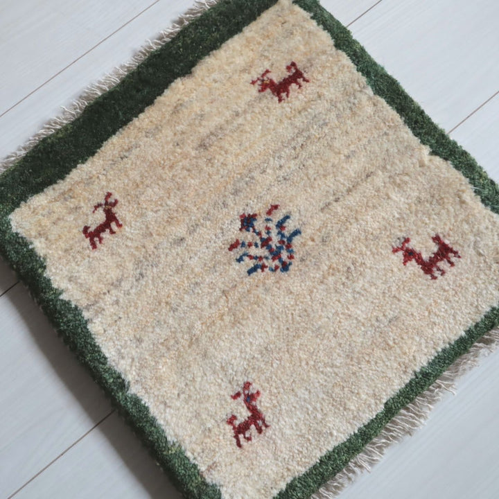 ギャッベ（ギャベ）ラティーフ　41×40cm（BP-13065）