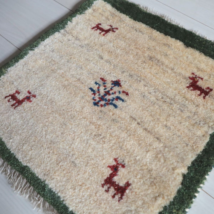 ギャッベ（ギャベ）ラティーフ　41×40cm（BP-13065）