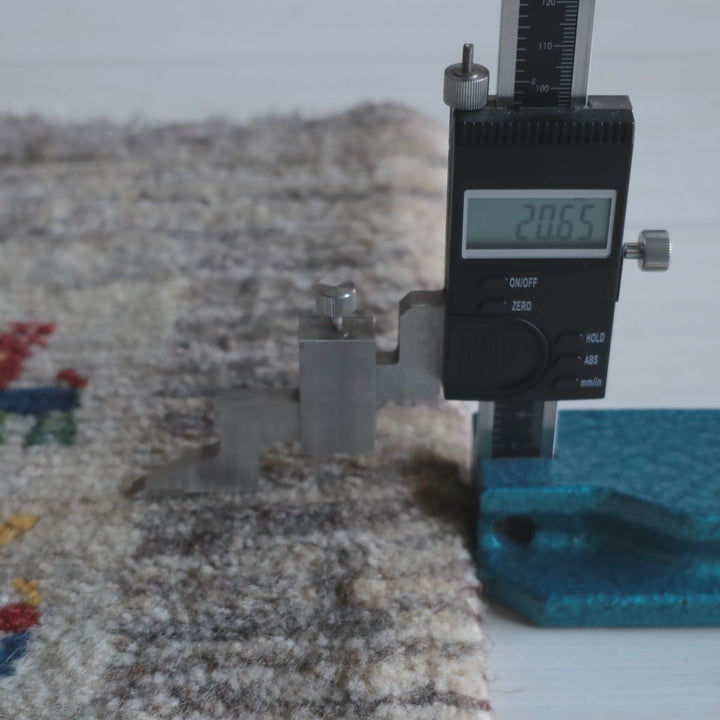 ギャッベ（ギャベ）ラティーフ　38×41cm（BP-13066）