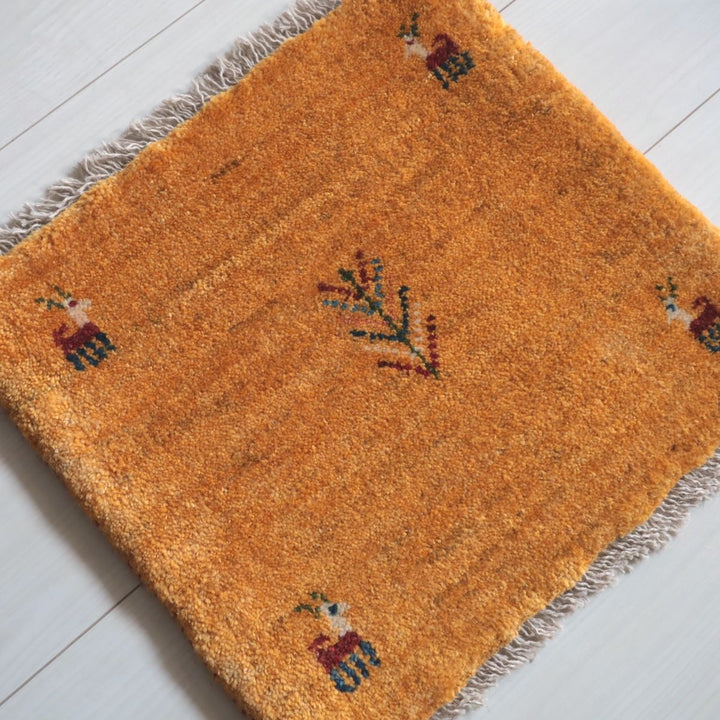 ギャッベ（ギャベ）ラティーフ　41×44cm（BP-13068）