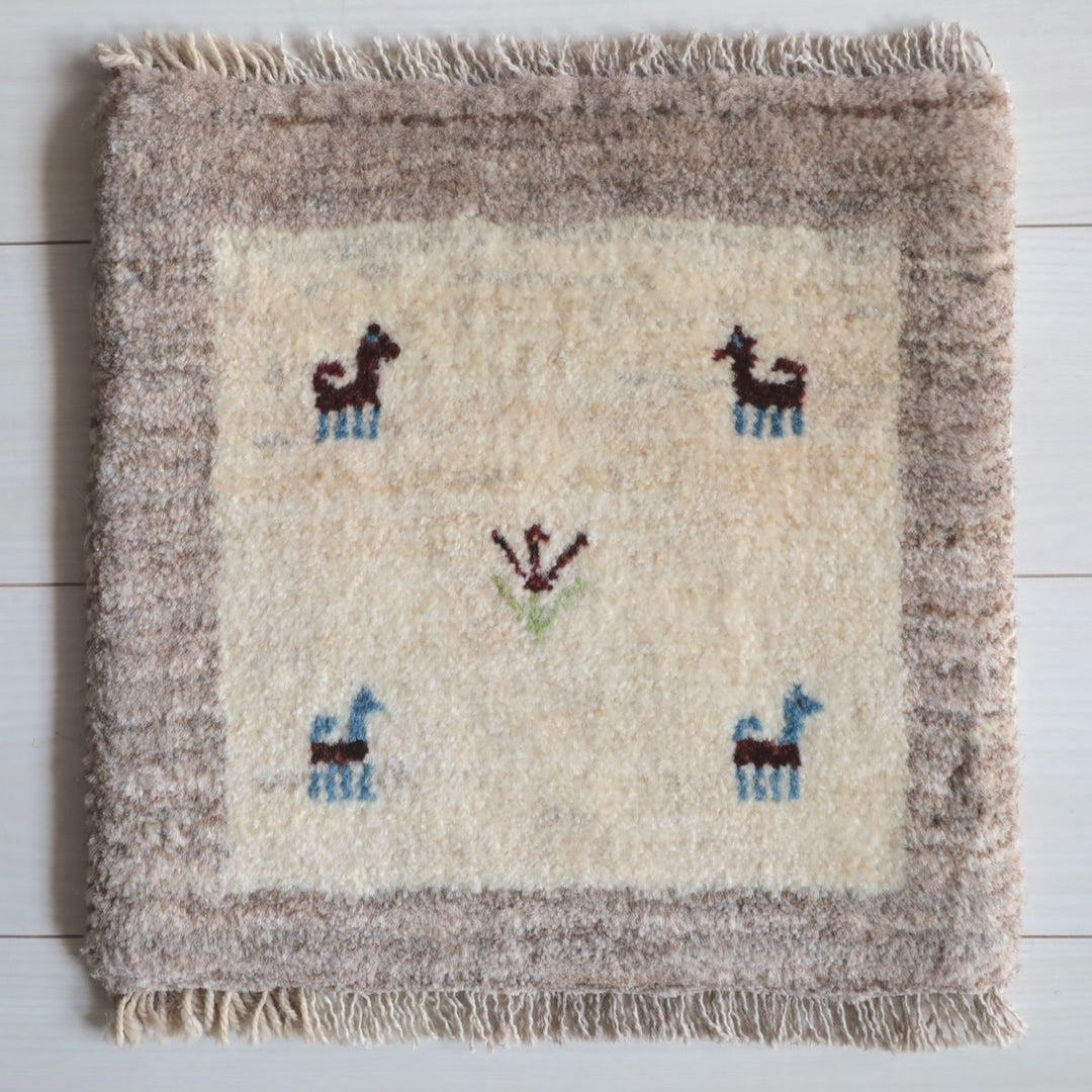 ギャッベ（ギャベ）ラティーフ　39×39cm（BP-13069）