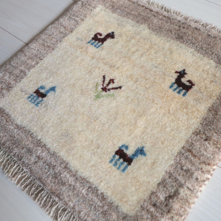 ギャッベ（ギャベ）ラティーフ　39×39cm（BP-13069）