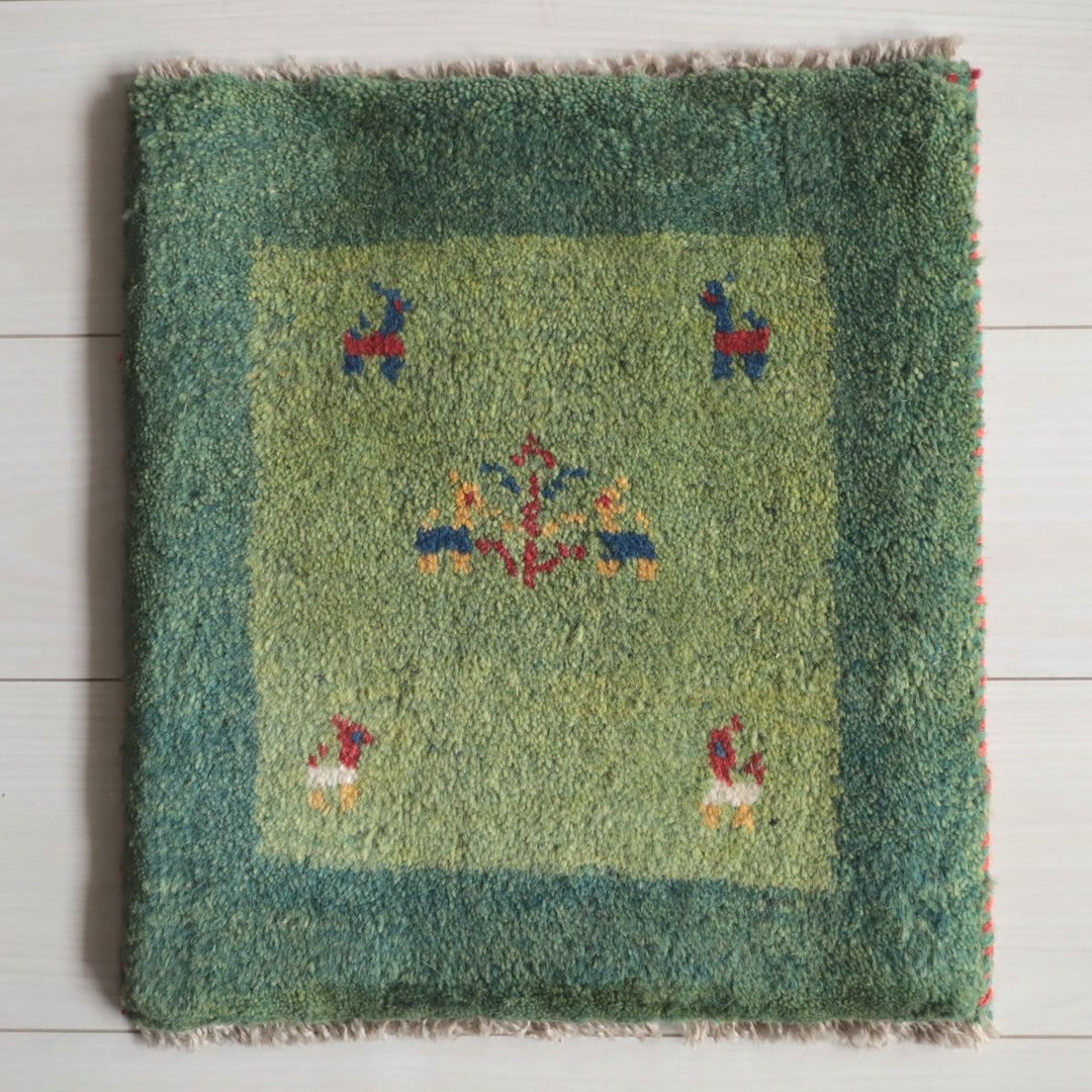 ギャッベ（ギャベ）ラティーフ　40×37cm（BP-13070）