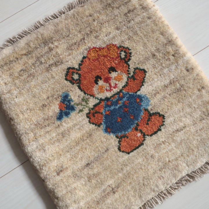 ギャッベ（ギャベ）ラティーフ　42×40cm（BP-13072）