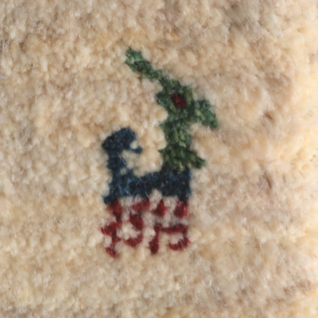 ギャッベ（ギャベ）ラティーフ　39×35cm（BP-13074）