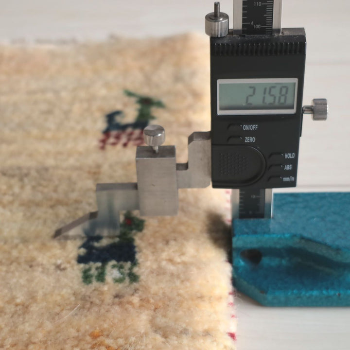 ギャッベ（ギャベ）ラティーフ　39×35cm（BP-13074）