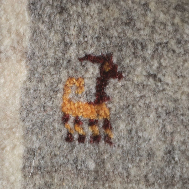 ギャッベ（ギャベ）ラティーフ　41×39cm（BP-13075）