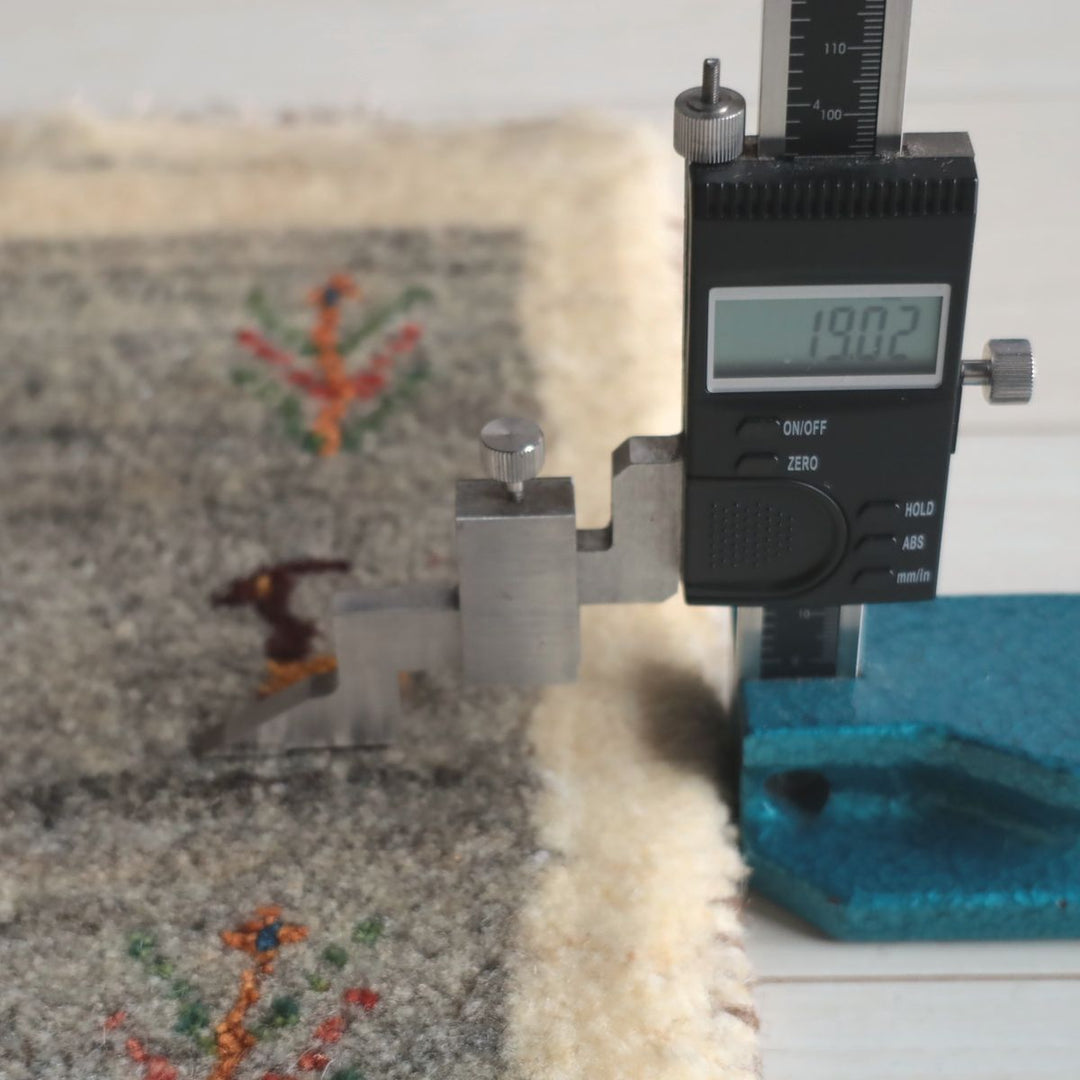 ギャッベ（ギャベ）ラティーフ　41×39cm（BP-13075）