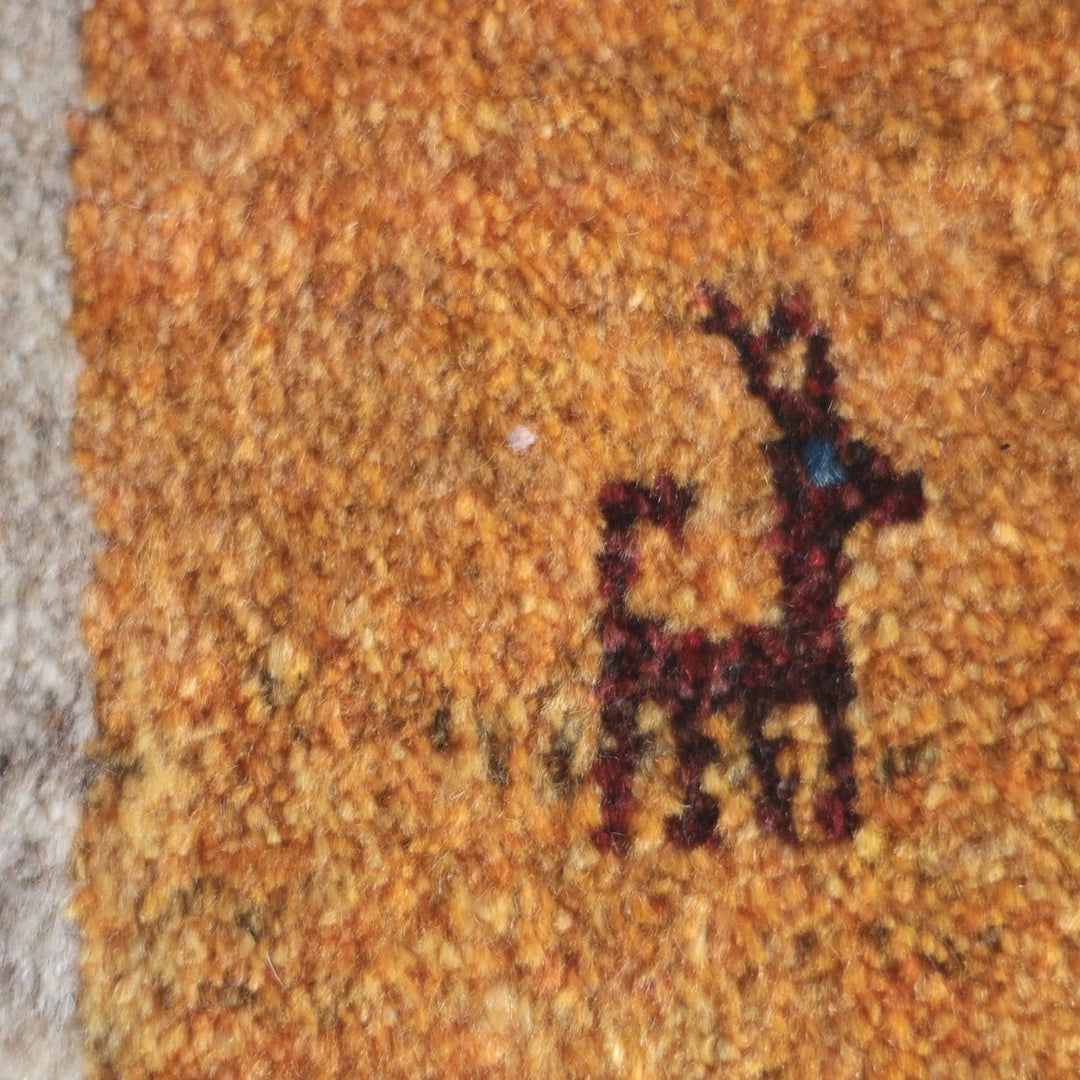 ギャッベ（ギャベ）ラティーフ　39×41cm（BP-13079）