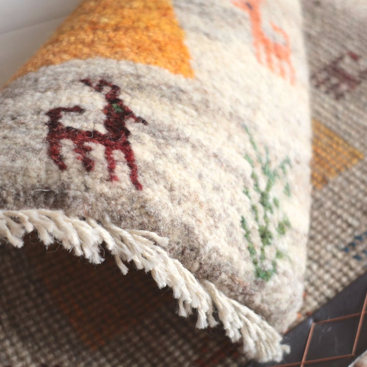 ギャッベ（ギャベ）ラティーフ　39×41cm（BP-13079）