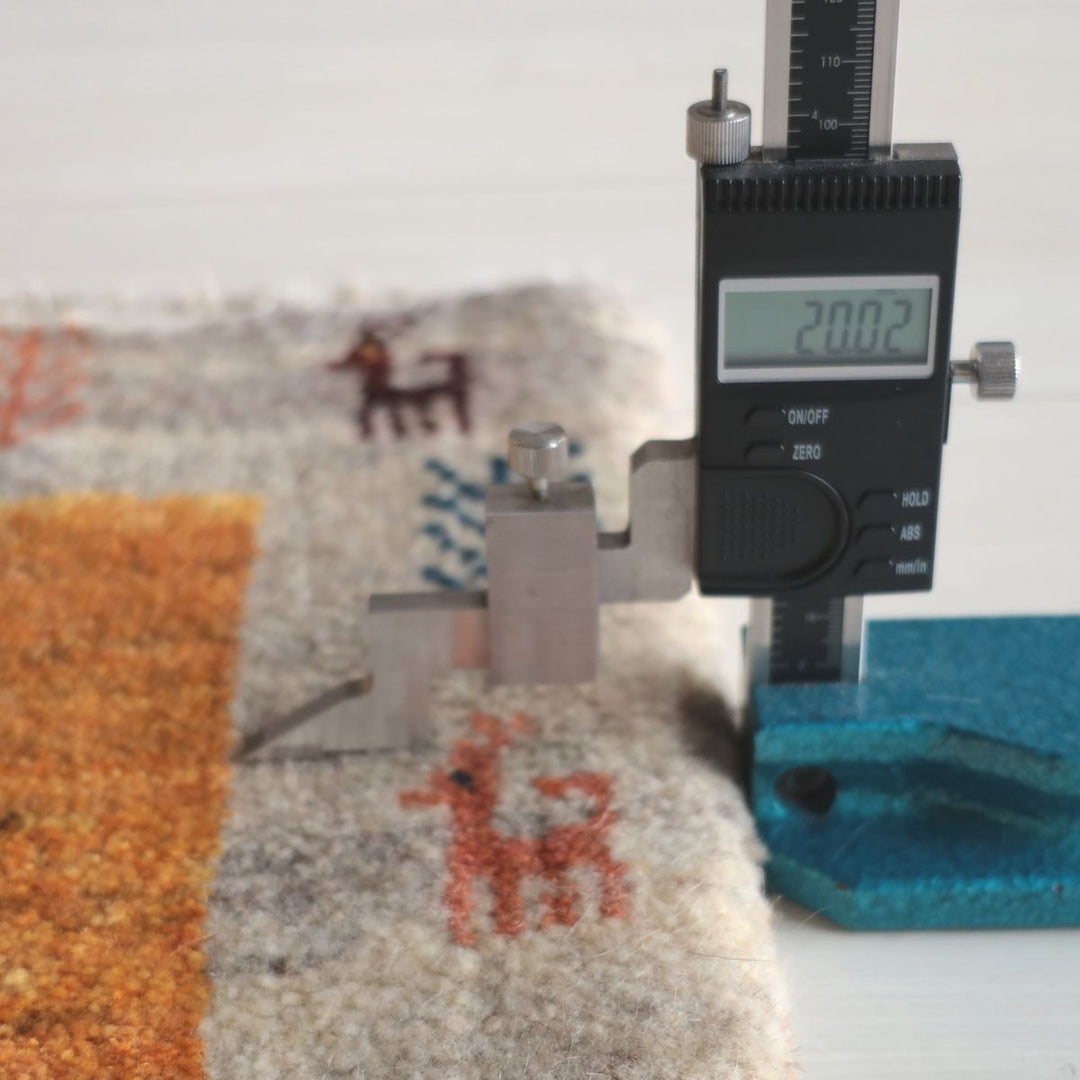 ギャッベ（ギャベ）ラティーフ　39×41cm（BP-13079）