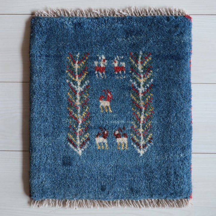 ギャッベ（ギャベ）ラティーフ　40×35cm（BP-13081）