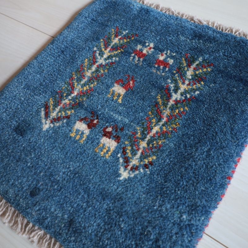 ギャッベ（ギャベ）ラティーフ　40×35cm（BP-13081）