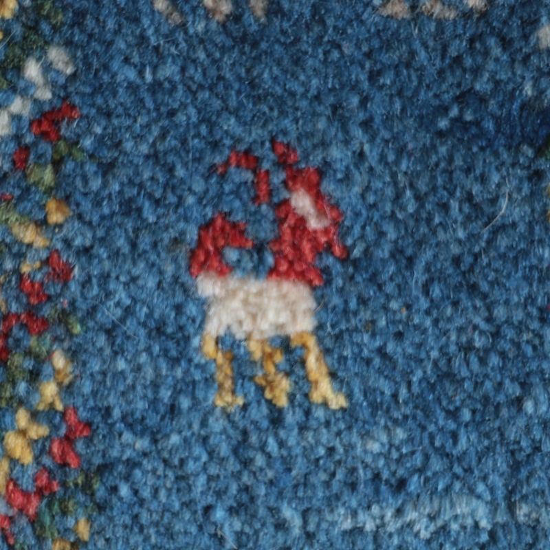 ギャッベ（ギャベ）ラティーフ　40×35cm（BP-13081）