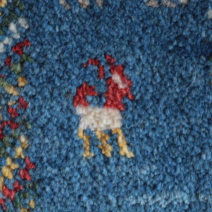 ギャッベ（ギャベ）ラティーフ　40×35cm（BP-13081）