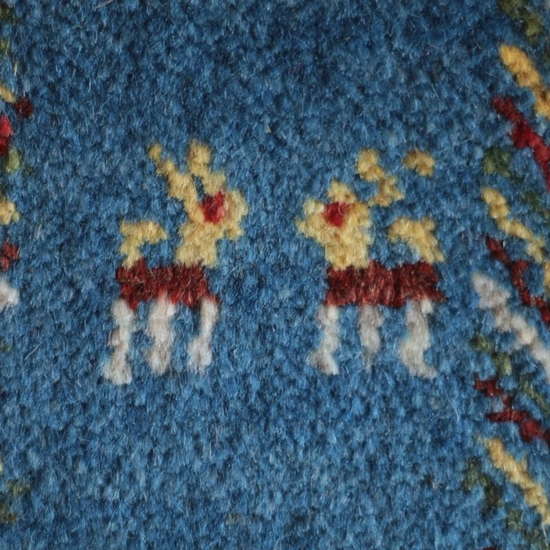 ギャッベ（ギャベ）ラティーフ　38×36cm（BP-13082）