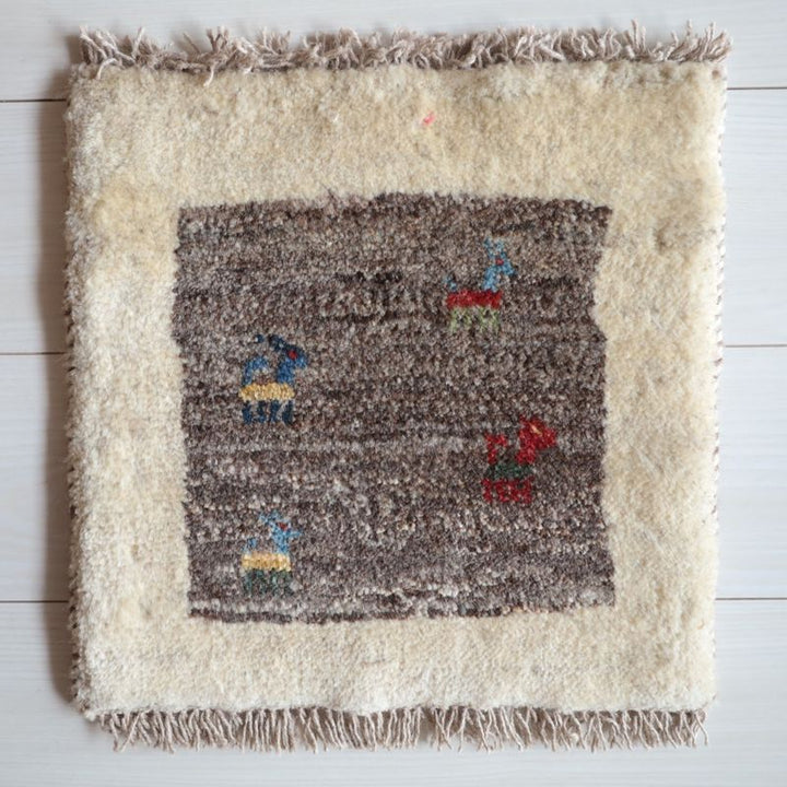 ギャッベ（ギャベ）ラティーフ　39×39cm（BP-13085）