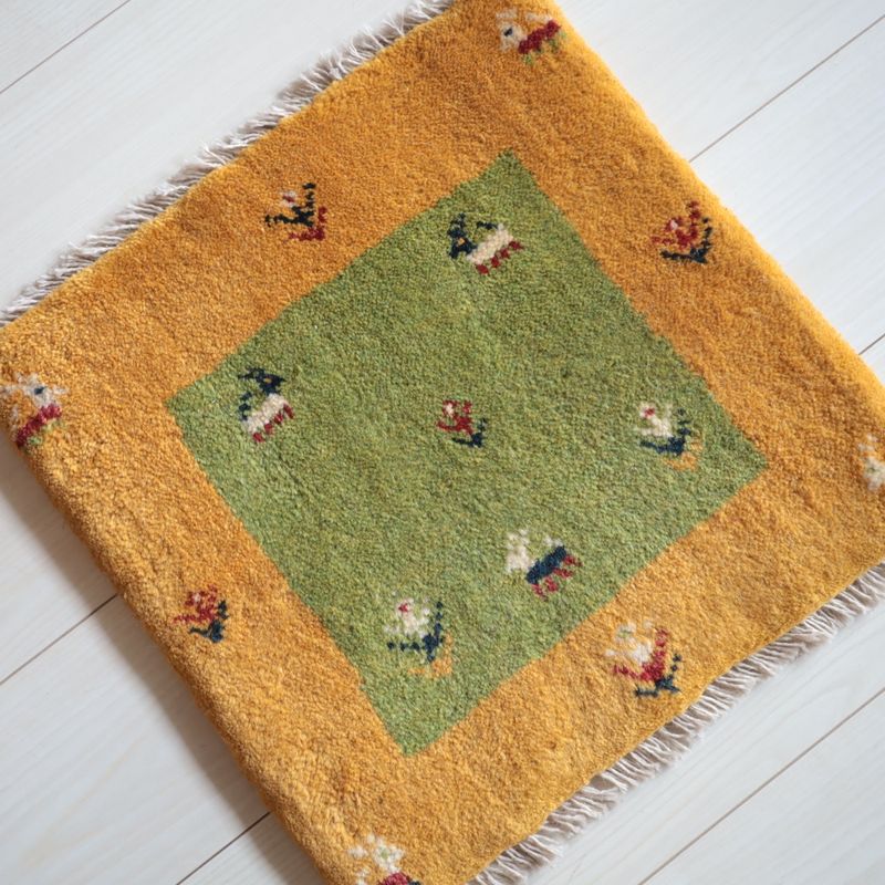 ギャッベ（ギャベ）ラティーフ　41×42cm（BP-13086）