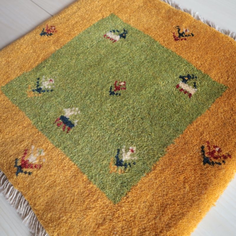 ギャッベ（ギャベ）ラティーフ　41×42cm（BP-13086）