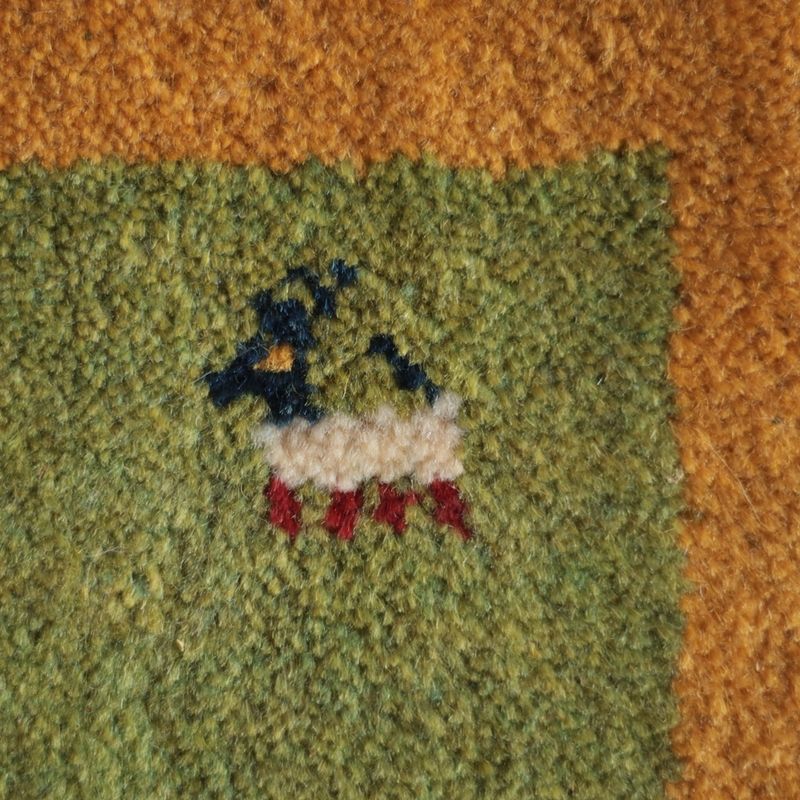 ギャッベ（ギャベ）ラティーフ　41×42cm（BP-13086）