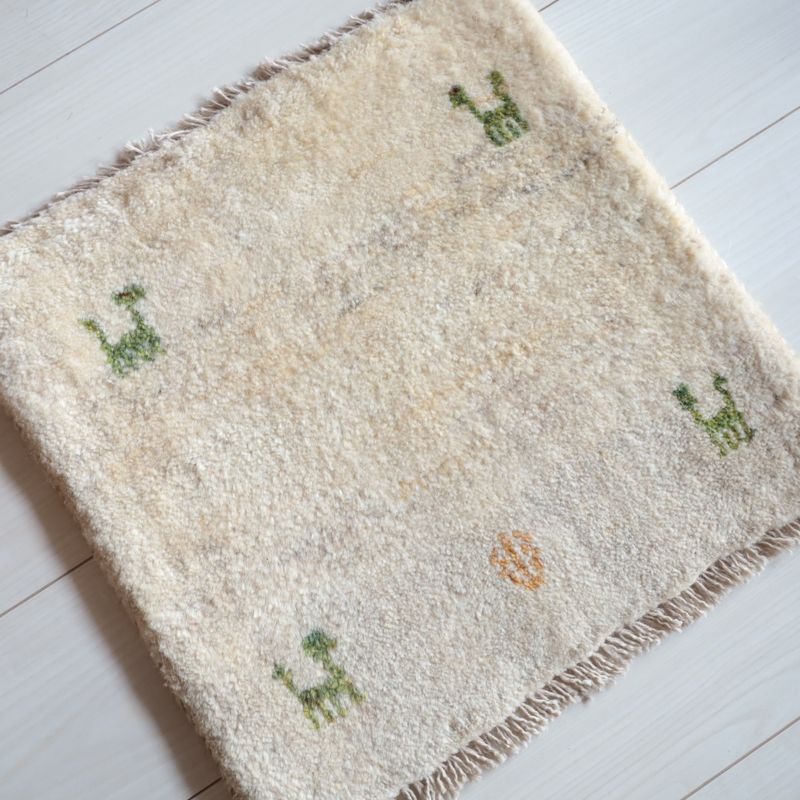 ギャッベ (ラティーフ) 41×42cm（BP-13088） – ギャッベ＆ペルシャ絨毯