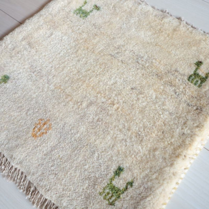 ギャッベ（ギャベ）ラティーフ　41×42cm（BP-13088）