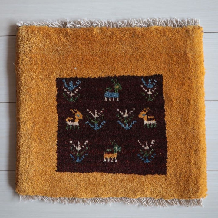 ギャッベ（ギャベ）ラティーフ　37×41cm（BP-13089）