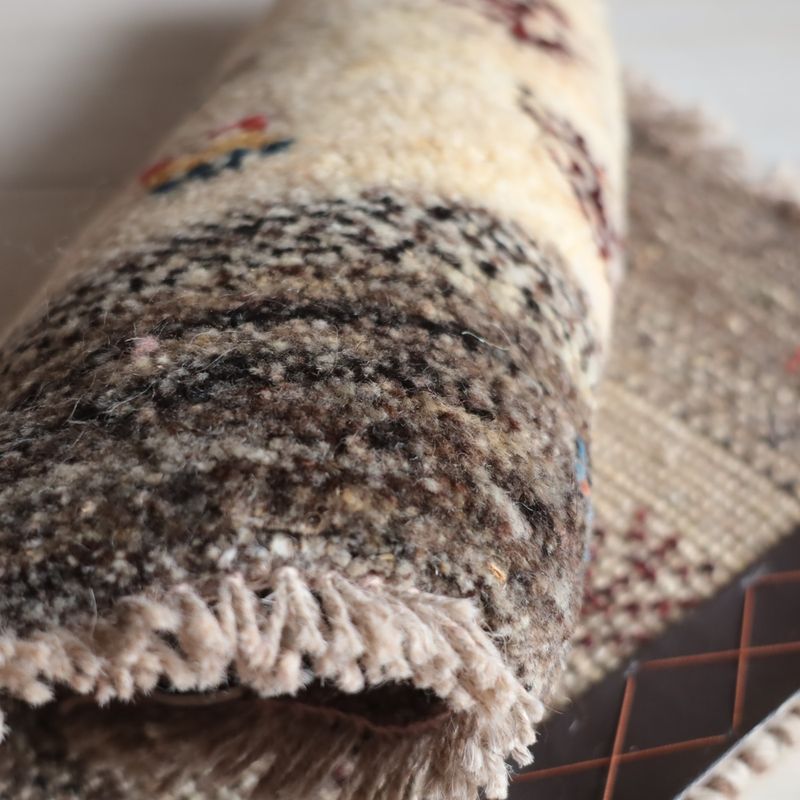 ギャッベ（ギャベ）ラティーフ　41×39cm（BP-13091）