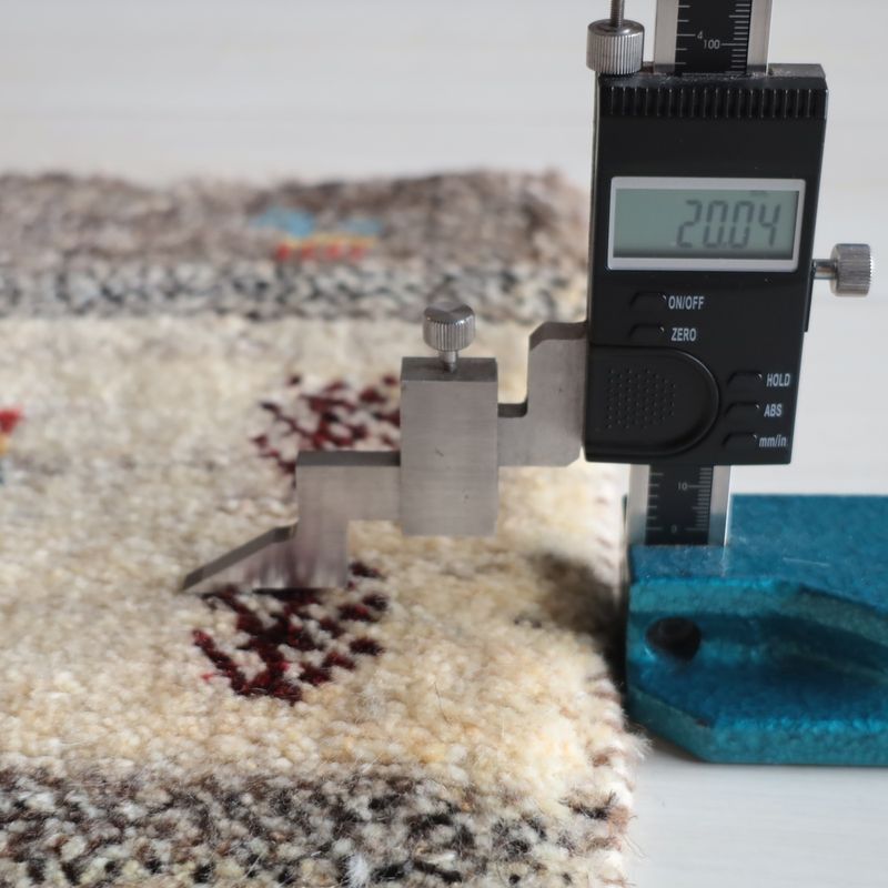 ギャッベ（ギャベ）ラティーフ　41×39cm（BP-13091）